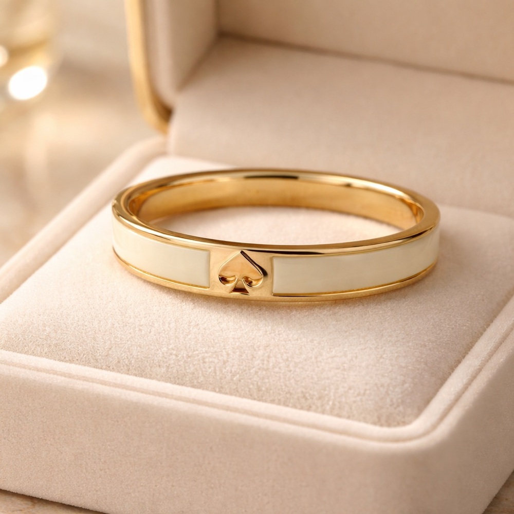 Kate Spade Gold and Cream Bracelet